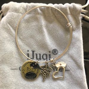Bracelet for Nurse silver tone comes with gift bag great gift for nurse new